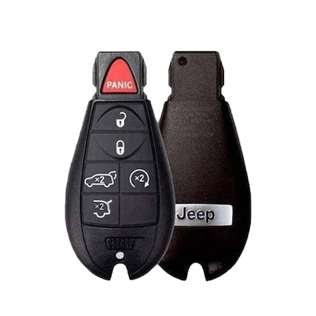 Oem 2009-2013 Jeep Grand Cherokee / 6-Button Keyless Go Fobik / PN: 68051666AI / IYZ-C01C (OEM) RSK-FBK019-KG